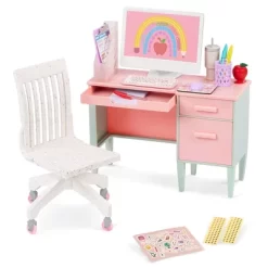 Our Generation Class In Session Teacher's School Desk & Chair Set With Supplies Accessories For 18" Dolls -Our Generation GUEST 14064cc5 f82f 482e 9867 da708811d579