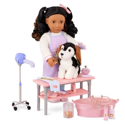 Our Generation Scrub & Style Pet Grooming Table Accessory Set For 18'' Dolls 2 Our Generation Scrub & Style Pet Grooming Table Accessory Set For 18'' Dolls - Image 2
