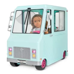 Our Generation Sweet Stop Ice Cream Truck With Electronics For 18" Dolls - Light Blue -Our Generation GUEST 150613b4 5998 4031 975f 72a276a681af