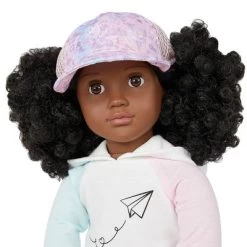 Our Generation Tyanna With Rolling Luggage & Accessories 18" Travel Doll