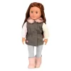 Our Generation Fun Fur Fall Vest Outfit For 18" Dolls