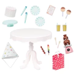 Our Generation Party Time Birthday Sweets Table Accessory Set For 18" Dolls -Our Generation GUEST 1e6320a9 9493 4858 9a11 c9d2c983c2e1