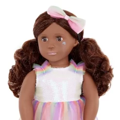 Our Generation 23 Our Generation Revery 18" Fashion Doll With Rainbow Dress