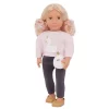 Our Generation Eliana 18" Fashion Doll & Plush Swan