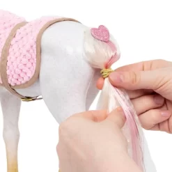 Our Generation 12" Hair Play Foal - Glitter & Hearts Andalusian Horse In White -Our Generation GUEST 315517cf 7ec2 4800 afe8 756c9d8726f2