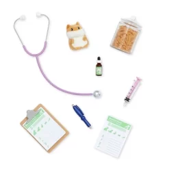 Our Generation Noemie With Plush Hamster 18" Pet Care Vet Doll -Our Generation GUEST 40e5287a c044 4b91 9500 b0e9ff511d60