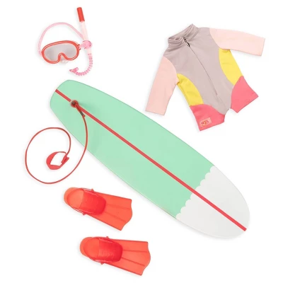 Our Generation Coral With Storybook & Accessories 18" Posable Surfer Doll 4 Our Generation Coral With Storybook & Accessories 18" Posable Surfer Doll - Image 4