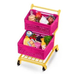 Our Generation Grocery Day Shopping Cart Pink & Yellow Accessory Set For 18" Dolls 8 Our Generation Grocery Day Shopping Cart Pink & Yellow Accessory Set For 18" Dolls -Our Generation GUEST 4441824f 3493 44b1 b82a 65c7789b9580