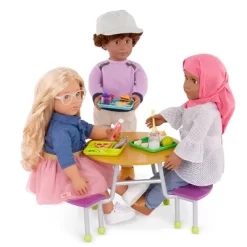 Our Generation Cafeteria Table School Accessory Set For 18" Dolls -Our Generation GUEST 452e8ff5 5be6 4c7d 9c0f a6d788ec5199