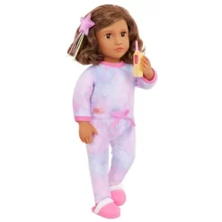 Our Generation Luna Posable 18" Slumber Party Doll & Storybook Set -Our Generation GUEST 4dce010e a009 4dad bf26 3b45b1843241