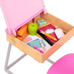 Our Generation Flying Colors School Desk & Supplies Accessory Set For 18" Dolls -Our Generation GUEST 4e2ca8cd e7a2 4549 a462 200e117453f7