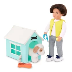 Our Generation 41 Our Generation Puppy Place Pet Dog Plush & Dog House Accessory Set For 18'' Dolls