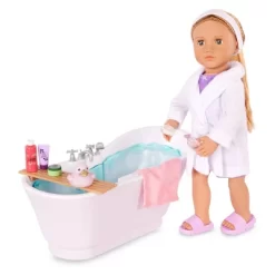 Our Generation Bubbly Bathtime Bathtub With Water Sounds Dollhouse Accessory Set For 18'' Dolls -Our Generation GUEST 60aa6e09 dd6b 491c b928 4f0c4a2f2527