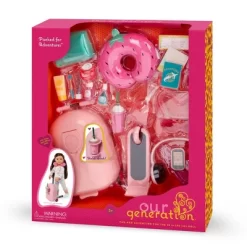 Our Generation Packed For Adventures Pink Luggage Scooter Suitcase & Accessories Set For 18" Dolls: 20-Piece Travel Set -Our Generation GUEST 6e4c4475 f891 4d6e 8d2e 31d1353419f3