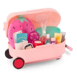 Our Generation Packed For Adventures Pink Luggage Scooter Suitcase & Accessories Set For 18" Dolls: 20-Piece Travel Set -Our Generation GUEST 74b92e43 e397 4b98 9e53 f171f9b8dce5