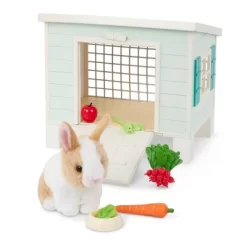 Our Generation Bunny Hutch House & Pet Rabbit Plush Accessory Set For 18'' Dolls -Our Generation GUEST 7cd8e80d 32e9 454a b7af 7cc632697176