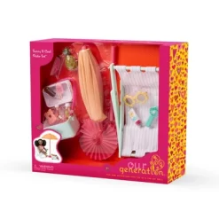 Our Generation Sunny And Cool Patio Set Dollhouse Accessories And Furniture For 18" Dolls: 17 Pieces, Beach Theme. -Our Generation GUEST 8188f494 339e 4b6a be4c 3b3b1c719187