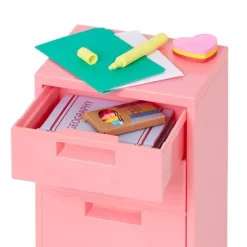 Our Generation Ready, Set, Learn! School Supplies & Rolling Cabinet Accessory Set For 18'' Dolls -Our Generation GUEST 8a59ae62 8db5 45ec 96d3 5ef9a124c55d
