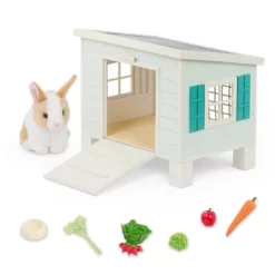 Our Generation Bunny Hutch House & Pet Rabbit Plush Accessory Set For 18'' Dolls -Our Generation GUEST 94cc4d90 5bb6 458e b33b 0604822cf867