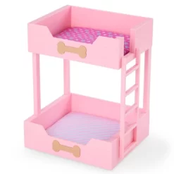 Our Generation Puppy Dreams Pink Bunk Bed With Pet Dog Plush Dollhouse Set: Fits 18" Dolls, Includes 11 Doll Accessories -Our Generation GUEST 9cde2d7c 845e 435a aa50 511226233aa6