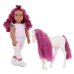 Our Generation Estra & Delta 18" Doll & Foal Hair Play Set -Our Generation GUEST b0754440 1524 4b42 adfd ce5d31f4f2b1