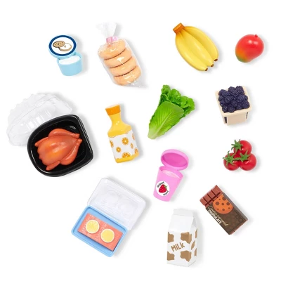 Our Generation Grocery Day Shopping Cart Pink & Yellow Accessory Set For 18" Dolls 5 Our Generation Grocery Day Shopping Cart Pink & Yellow Accessory Set For 18" Dolls - Image 5