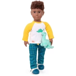 Our Generation 18" Boy Doll Dinosaur Pajama Outfit - Dino-Snores