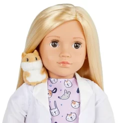 Our Generation Noemie With Plush Hamster 18" Pet Care Vet Doll -Our Generation GUEST ba9aa53d f4a4 4608 b3da 4137ebb540fb