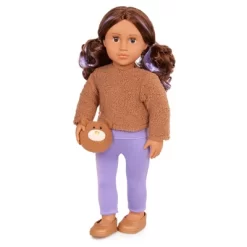 Our Generation Mylena 18" Fashion Doll & Plush Bear
