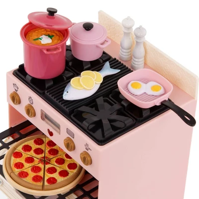 Our Generation Make & Bake Stove With Oven & Cooking Sounds Accessory Set For 18" Dolls 2 Our Generation Make & Bake Stove With Oven & Cooking Sounds Accessory Set For 18" Dolls - Image 2