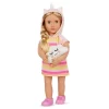 Our Generation Rainbow Unicorn Pajama Outfit For 18" Dolls
