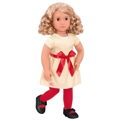 Our Generation Noelle With Storybook & Outfit 18" Posable Holiday Doll 2 Our Generation Noelle With Storybook & Outfit 18" Posable Holiday Doll - Image 2