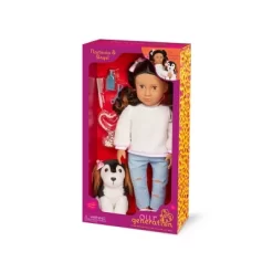 Our Generation Nastassia & Angel 18" Doll & Pet Puppy Set -Our Generation GUEST cdf325b7 fdf4 4d14 bbdc c6b98b316f66