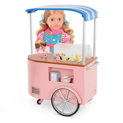 Our Generation Two Scoops Ice Cream Cart Accessory Set For 18" Dolls 2 Our Generation Two Scoops Ice Cream Cart Accessory Set For 18" Dolls - Image 2