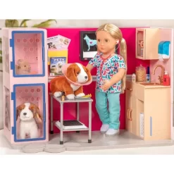 Our Generation Healthy Paws Vet Clinic Playset In Pink With Electronics For 18" Dolls -Our Generation GUEST d02c9181 d277 480f bc14 89aaac69415a
