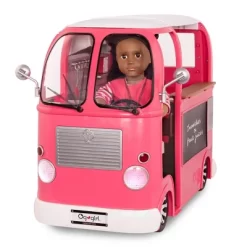 Our Generation Grill To Go Food Truck Playset With Electronics For 18" Dolls - Pink -Our Generation GUEST d0367892 dd80 4d6a 94f1 1c534f8ca797