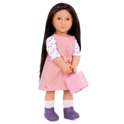 Our Generation Lin With School Lunch Box 18" Doll
