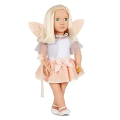 Our Generation Tooth Fairy Outfit With Wings & Star Wand Accessory For 18" Dolls