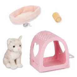 Our Generation Purrfect Retreat Pink Cat House Tree Condo With Bed, Pet Plush Kitten & Accessories For 18" Dolls: 11-Piece Play Set -Our Generation GUEST e62fb08a c2d5 4889 95f4 8a93b57603b5