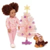 Our Generation Snowflakes & Sparkles Pink Holiday Tree Accessory Set For 18" Dolls