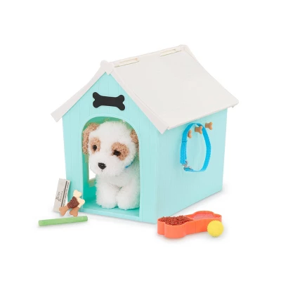 Our Generation Puppy Place Pet Dog Plush & Dog House Accessory Set For 18'' Dolls 2 Our Generation Puppy Place Pet Dog Plush & Dog House Accessory Set For 18'' Dolls - Image 2
