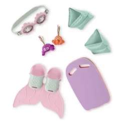 Our Generation Mermaid Tales Swim Fin And Accessories For 18" Dolls: 7-Piece Beach Set With Bath Accessories -Our Generation GUEST f4558fef 7ef8 4ba9 929a 35dac6775369