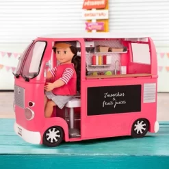 Our Generation Grill To Go Food Truck Playset With Electronics For 18" Dolls - Pink -Our Generation GUEST f5951f39 b1de 407f b9f9 7069dd5983c8