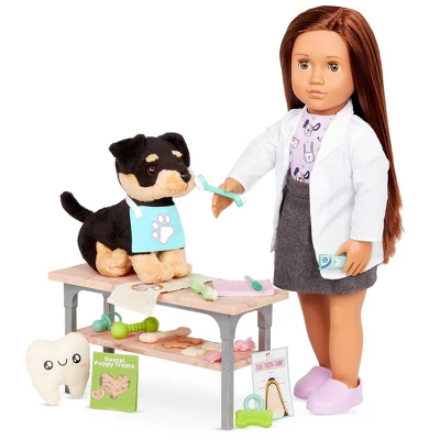 Our Generation Canine Care Pet Dentist Accessory Set For 18" Dolls 1 Our Generation Canine Care Pet Dentist Accessory Set For 18" Dolls